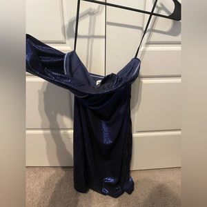 Blue revolve dress